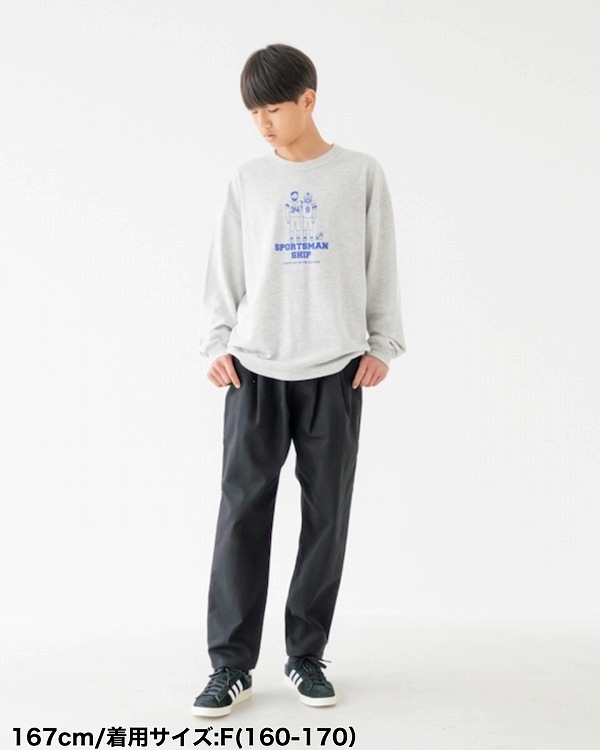 【定番】2タックテーパードパンツ｜160-170cm