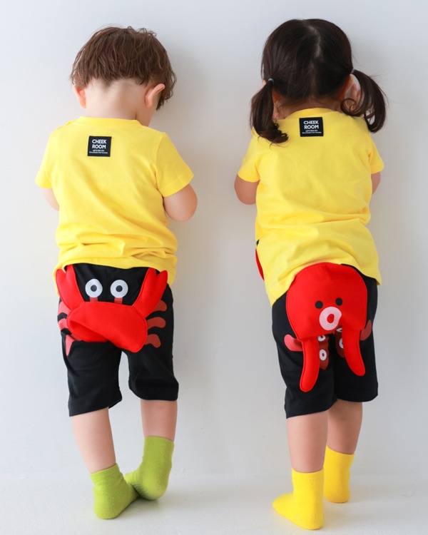 【26SS】たこ ハーフパンツ / ブラック