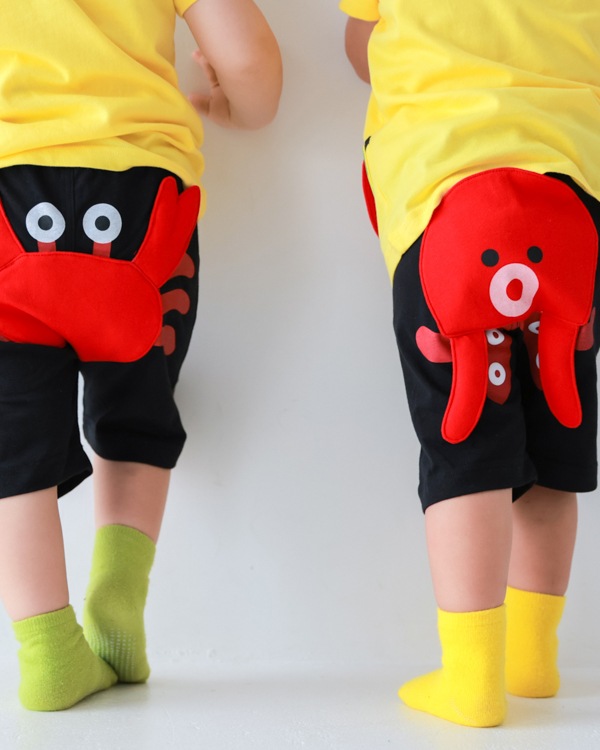 【26SS】たこ ハーフパンツ / ブラック