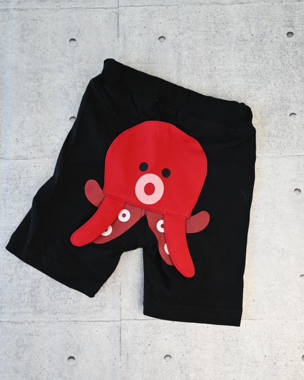 【26SS】たこ ハーフパンツ / ブラック
