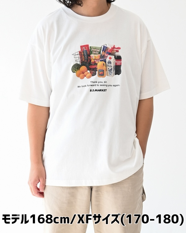 【ブーストック】B/S MARKET Tシャツ / ホワイト