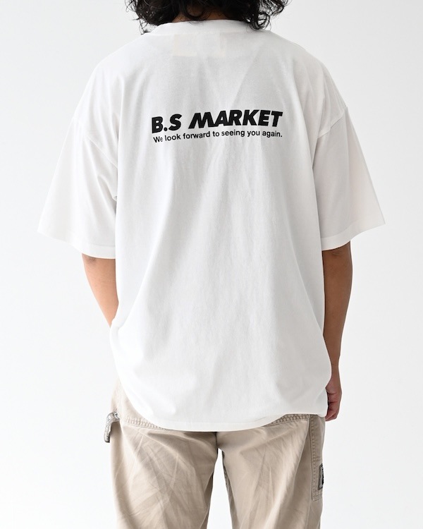 【26SS】B/S MARKET Tシャツ / ホワイト