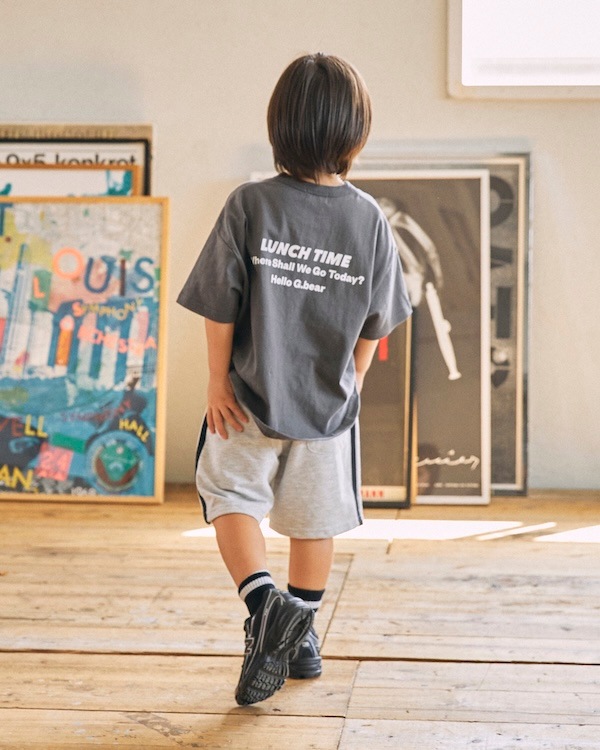 【ジェネレーター】LUNCH TIME Tシャツ / チャコールグレー