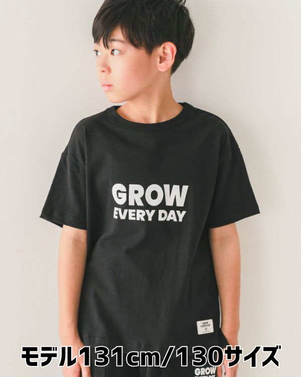 【ジーンズベー】GROW EVERY DAY Tシャツ / ブラック