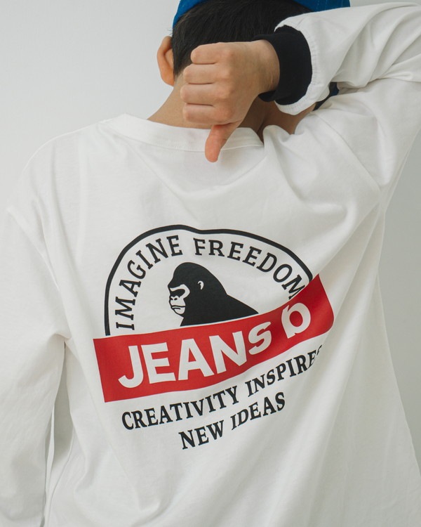 【ジーンズベー】GLORY ロングTシャツ / オフホワイト 