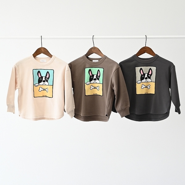 【25FW】F/B DOG トレーナー / アイボリー