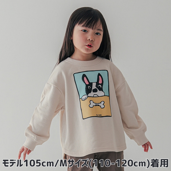 【25FW】F/B DOG トレーナー / アイボリー