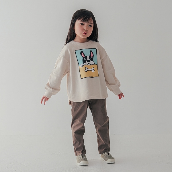 【25FW】F/B DOG トレーナー / アイボリー