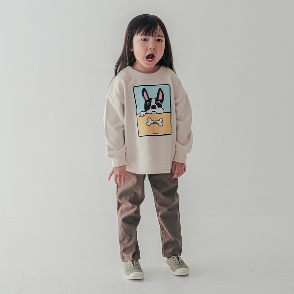 【25FW】F/B DOG トレーナー / アイボリー