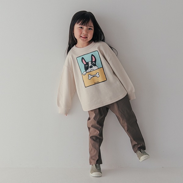 【25FW】F/B DOG トレーナー / アイボリー