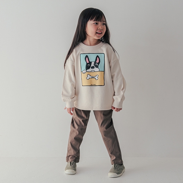 【25FW】F/B DOG トレーナー / アイボリー