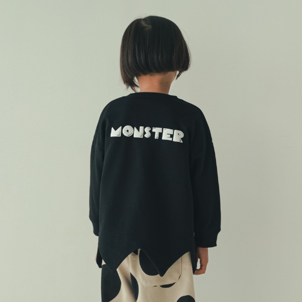 【25FW】モンスターなりきり トレーナー / ブラック