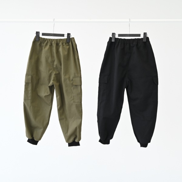 【25FW】カーゴツイル ロングパンツ / カーキ