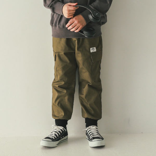 【25FW】カーゴツイル ロングパンツ / カーキ