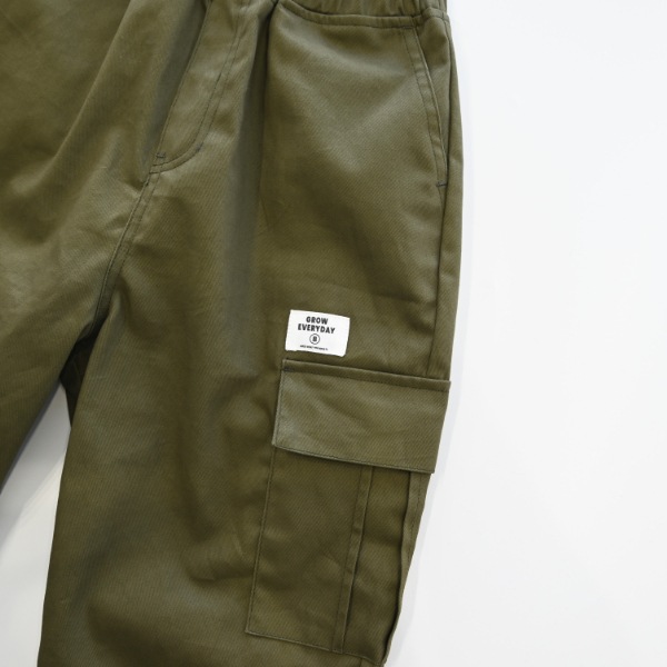 【25FW】カーゴツイル ロングパンツ / カーキ