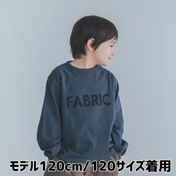【25FW】FABRIC ロングＴシャツ / チャコールグレー