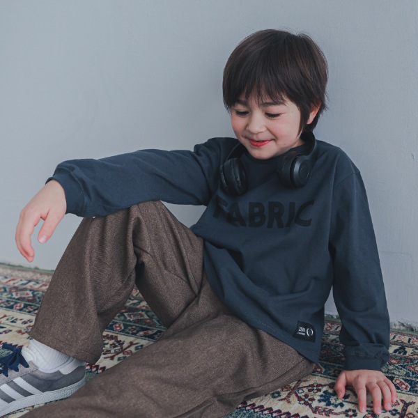 【25FW】FABRIC ロングＴシャツ / チャコールグレー
