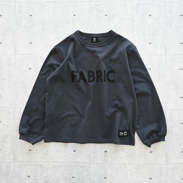 【25FW】FABRIC ロングＴシャツ / チャコールグレー