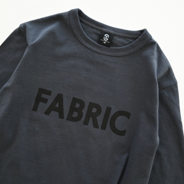 【25FW】FABRIC ロングＴシャツ / チャコールグレー