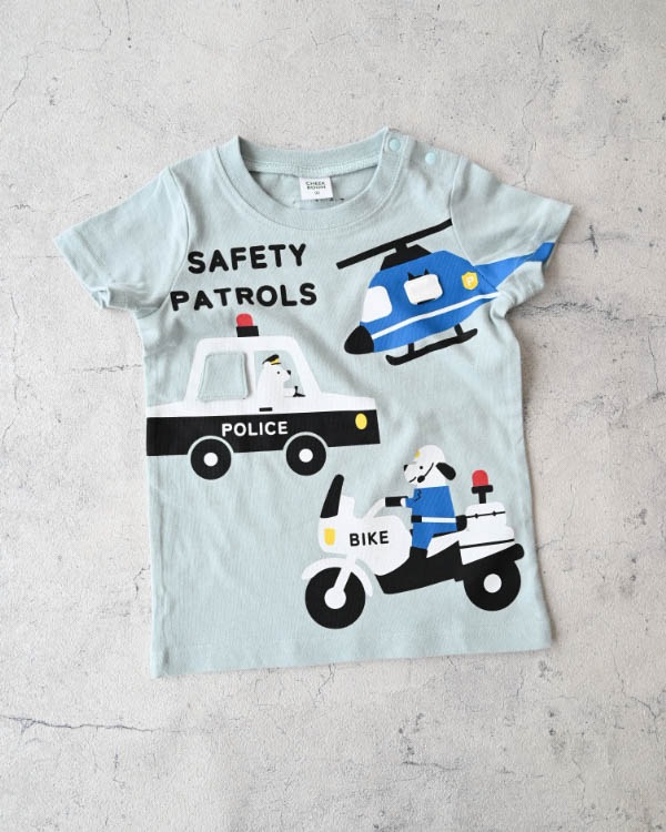 【チークルーム】パトロールＴシャツ / サックス