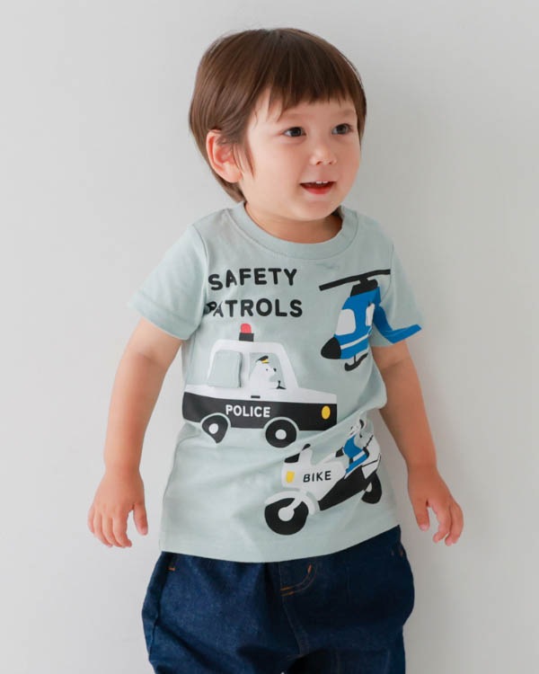 【チークルーム】パトロールＴシャツ / サックス