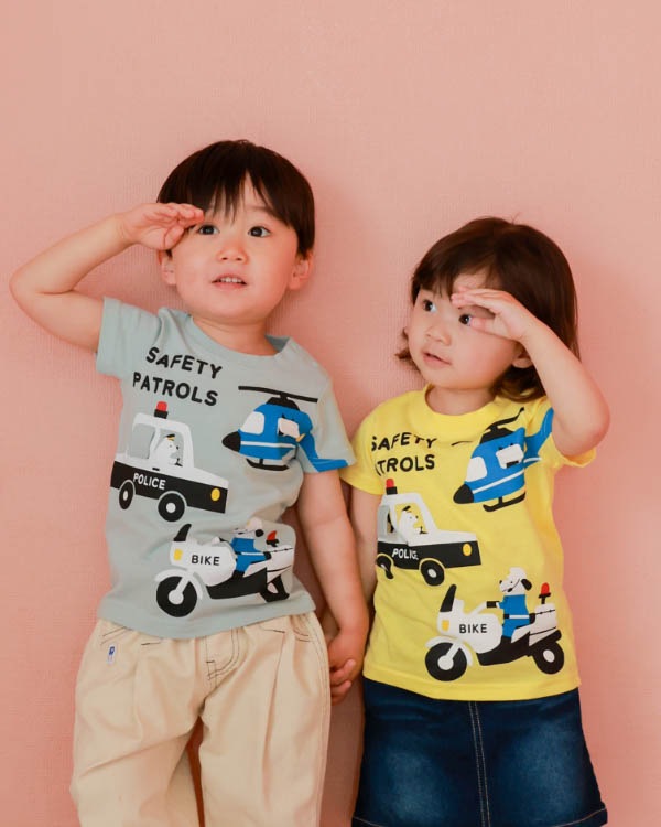 【チークルーム】パトロールＴシャツ / サックス