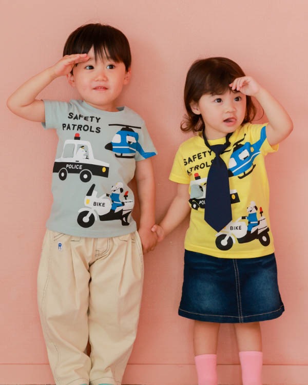 【チークルーム】パトロールＴシャツ / サックス