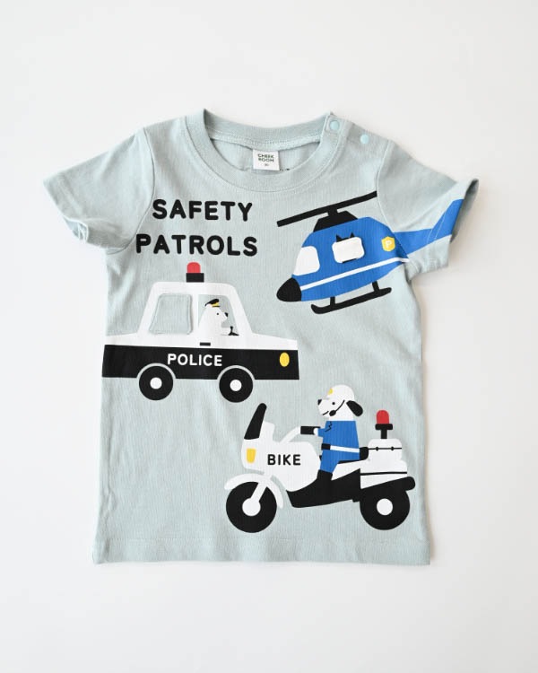 【チークルーム】パトロールＴシャツ / サックス