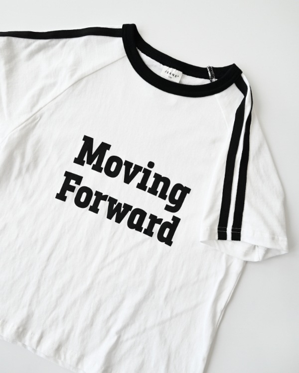 【ジーンズベー】MOVING LINE Tシャツ / オフホワイト