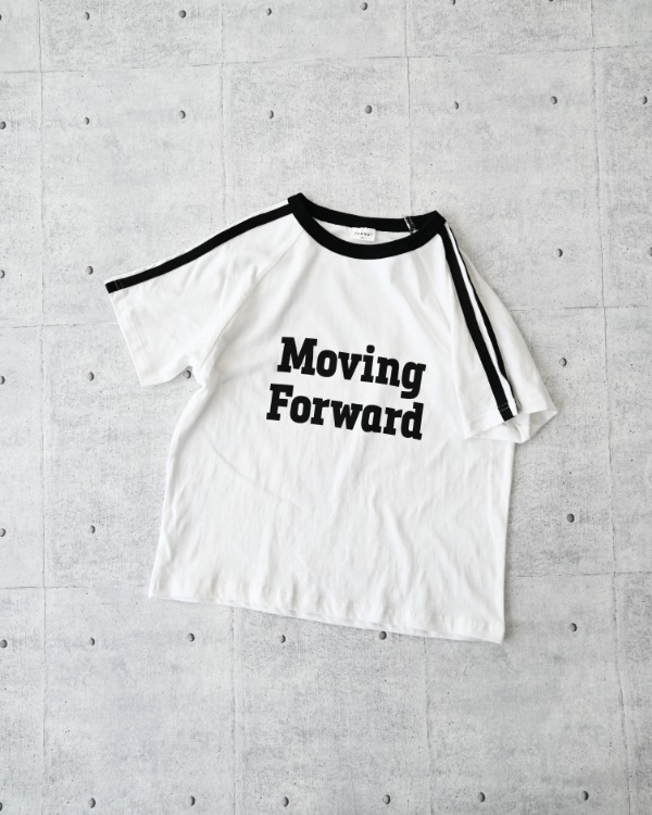 【ジーンズベー】MOVING LINE Tシャツ / オフホワイト