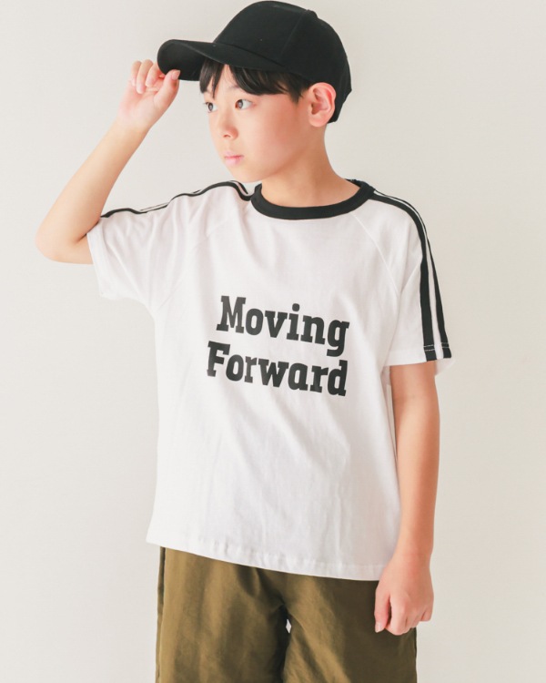 【ジーンズベー】MOVING LINE Tシャツ / オフホワイト