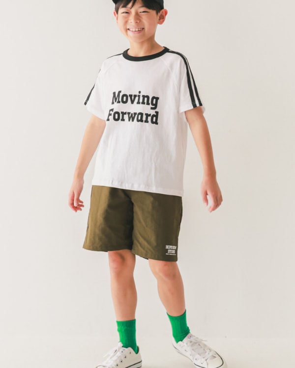 【ジーンズベー】MOVING LINE Tシャツ / オフホワイト