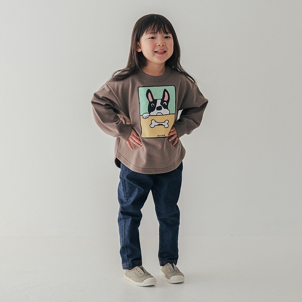 【25FW】F/B DOG トレーナー / アッシュグレー