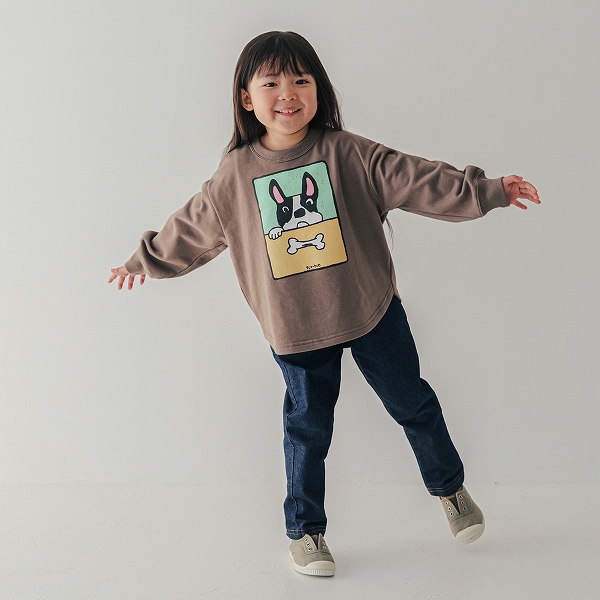 【25FW】F/B DOG トレーナー / アッシュグレー