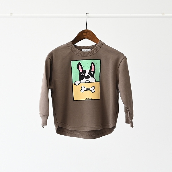 【25FW】F/B DOG トレーナー / アッシュグレー