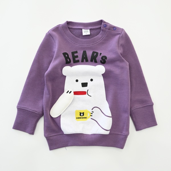 しろくまのトレーナー　Mサイズ 楽天市場】トレーナー 長袖 シロクマさんと浮き輪(wakat) 8.4oz