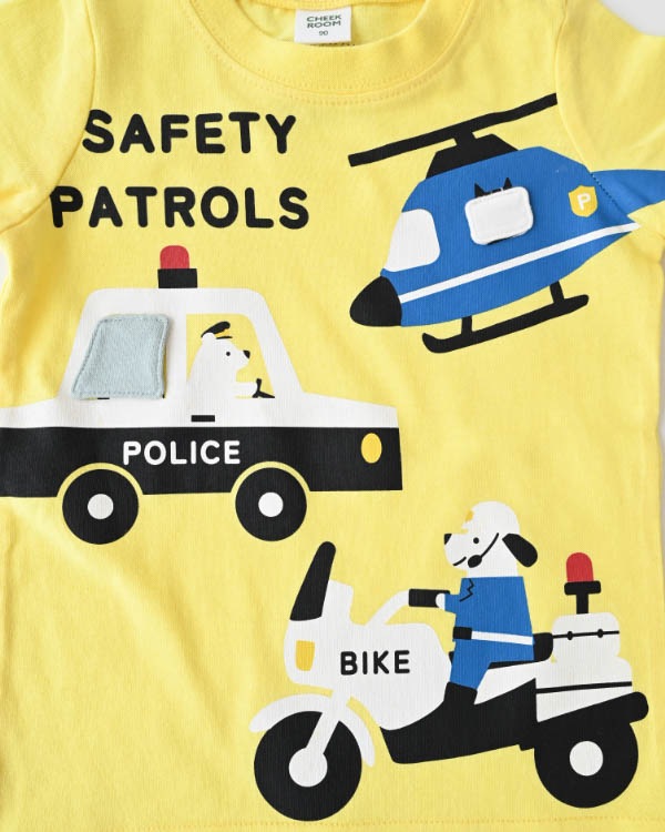【チークルーム】パトロールＴシャツ / イエロー