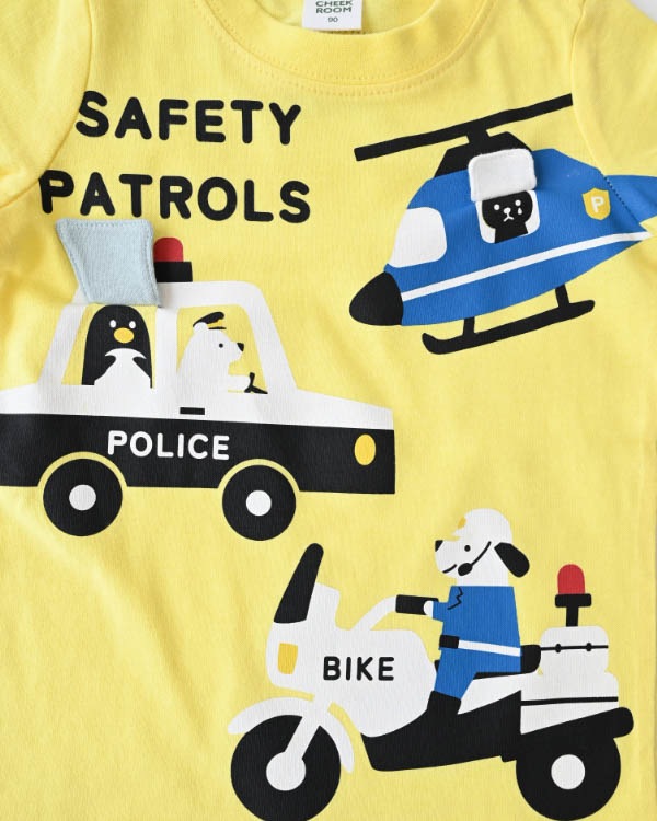 【チークルーム】パトロールＴシャツ / イエロー