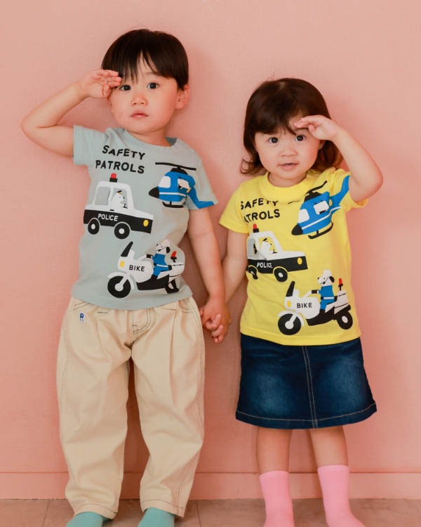 【チークルーム】パトロールＴシャツ / イエロー