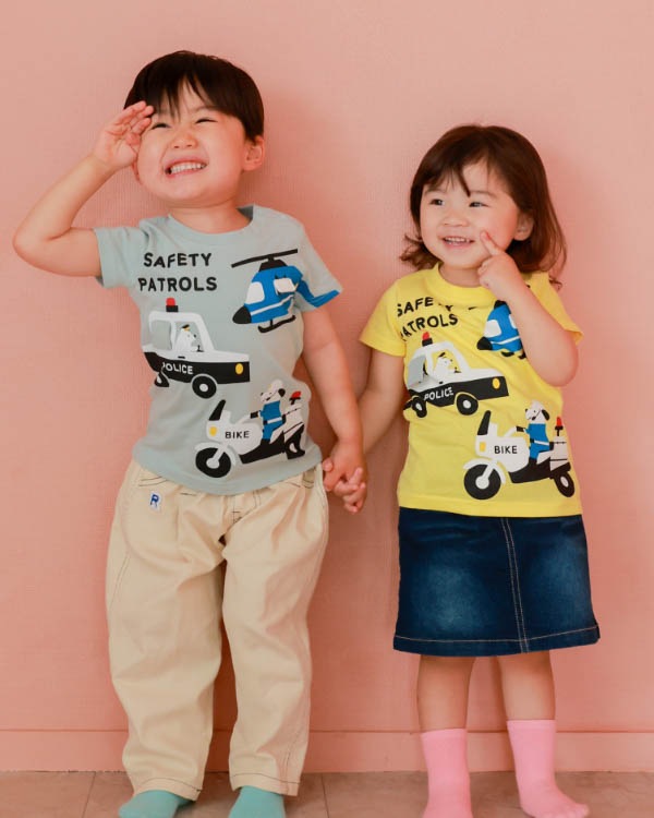 【チークルーム】パトロールＴシャツ / イエロー