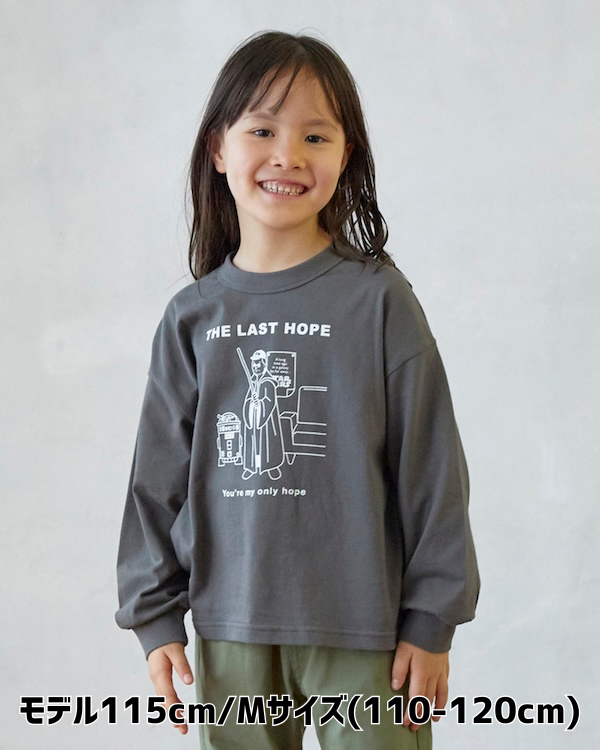 【フォブ】LAST HOPE L/S Tシャツ / チャコールグレー