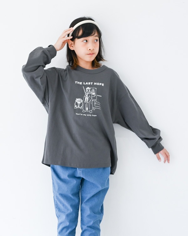 【フォブ】LAST HOPE L/S Tシャツ / チャコールグレー