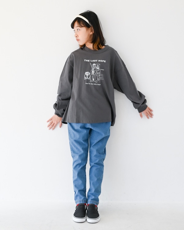 【フォブ】LAST HOPE L/S Tシャツ / チャコールグレー