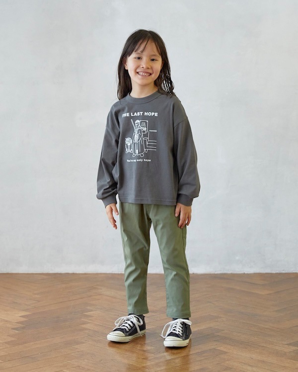 【フォブ】LAST HOPE L/S Tシャツ / チャコールグレー