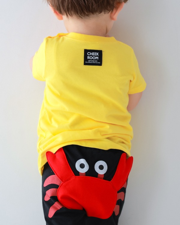 【26SS】かに ハーフパンツ / ブラック