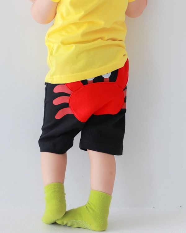 【26SS】かに ハーフパンツ / ブラック