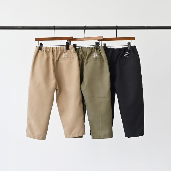 【25FW】2タックイージーパンツ / ブラック