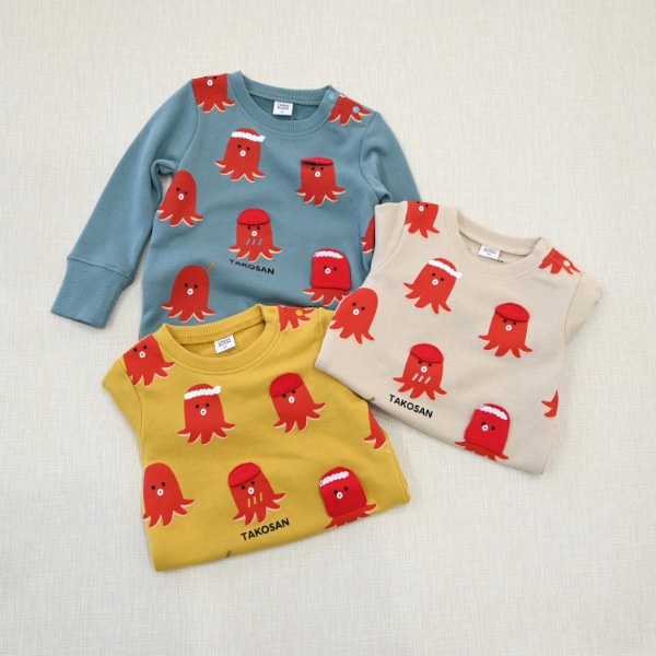 【25FW】タコさんウインナー トレーナー / アイボリー