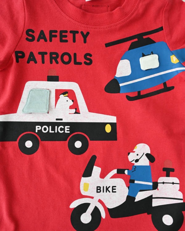 【チークルーム】パトロールＴシャツ / レッド