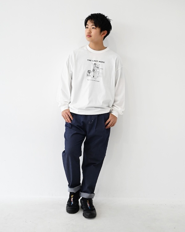 【26PS】LAST HOPE L/S Tシャツ / ホワイト